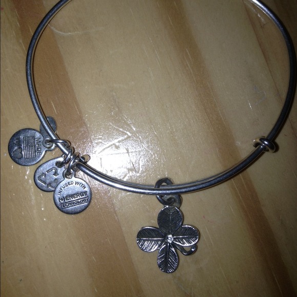 Alex and ani shamrock bracelet