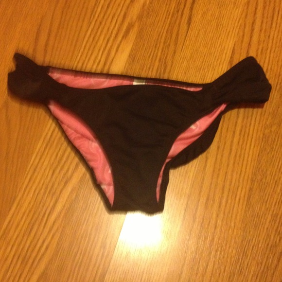 VS PINK black bikini bottoms
