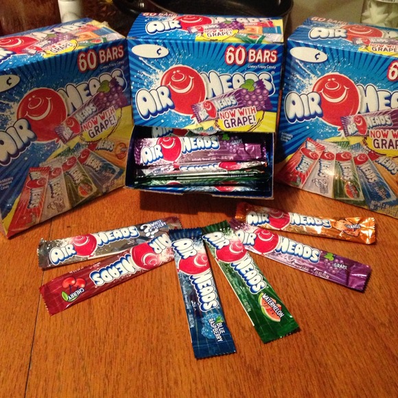 2 boxes of airheads (120 bars)