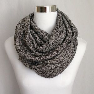 Handmade infinity scarf in grey