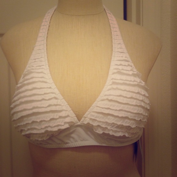 Hot Kiss Other - Ruffle White Bikini - NEW
