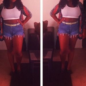High waist short
