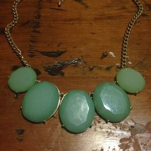 Mint Green Statement Necklace