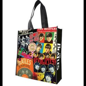 Beatles recycled material made large bag purse