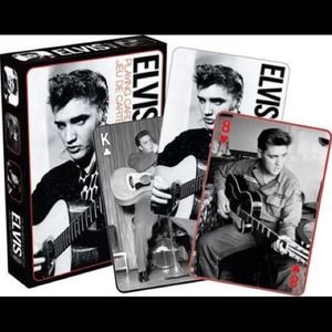 Box of Elvis Presley collectible playing cards