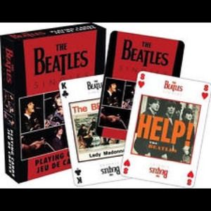 Box set of The Beatles pictured playing cards