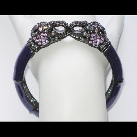 Dual Headed Elephant Bangle
