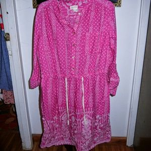 Anthropologie Anila Shirtdress size 14