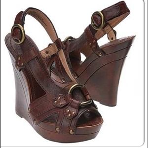 Sold Out! Frye Wedge Sandals
