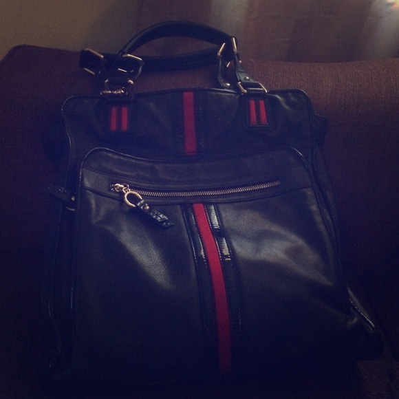 Charles David leather tote bag