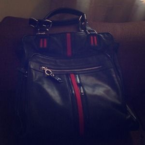 Charles David leather tote bag