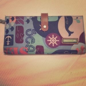 Nautical Theme Lily Bloom Wallet