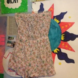 Floral F21 romper