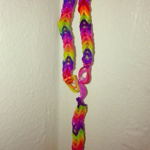 Rainbow look footless sandal