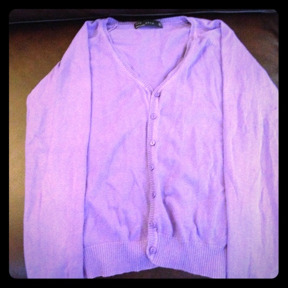 Size S purple Zara cardigan