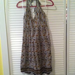 Paisley Halter Dress