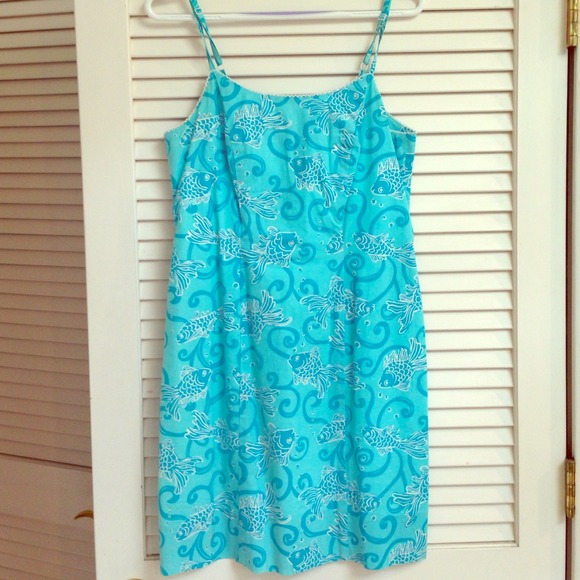 Lilly Pulitzer "Fish" cocktail dress
