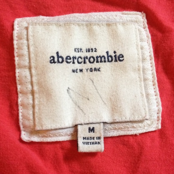 Red Hollister Tee & Abercrombie V-neck tee - Picture 3 of 3