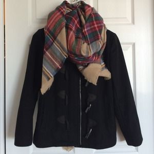 Black GAP toggle coat