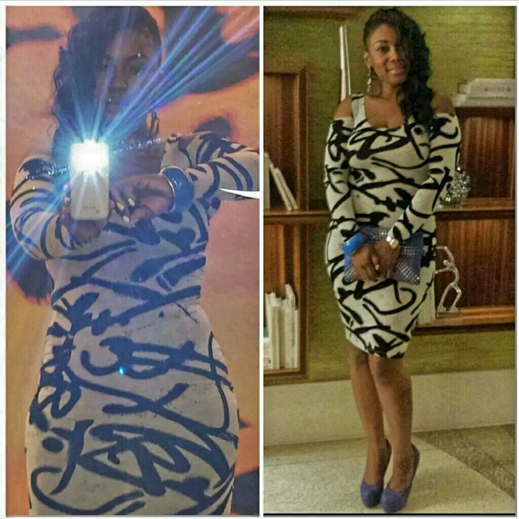 Bodycon Graffiti Dress