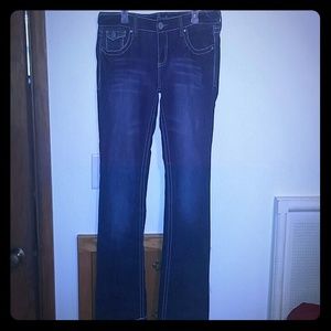 Dk denim jeans & flower shirt