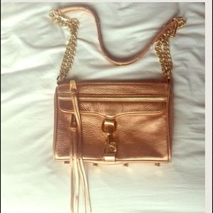 Rebecca Minkoff Rose Gold Mini Mac