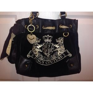 Black and Gold Juicy Couture Purse