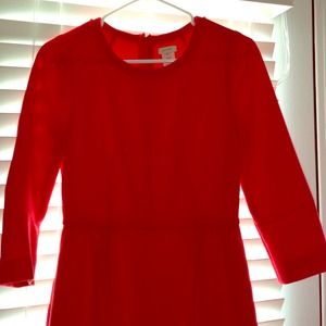 J.Crew Red Dress Size 0