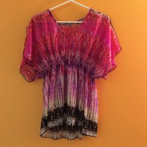 Charlotte Russe patterned tunic
