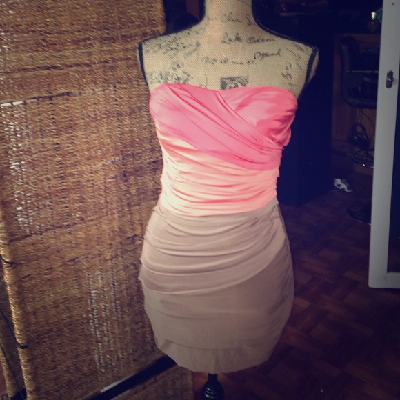 Multi colored fitted dress