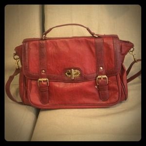 Aldo red structured purse. Great condition.