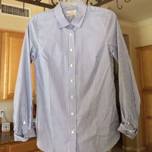 Stretch Perfect Shirt in Classic Stripe