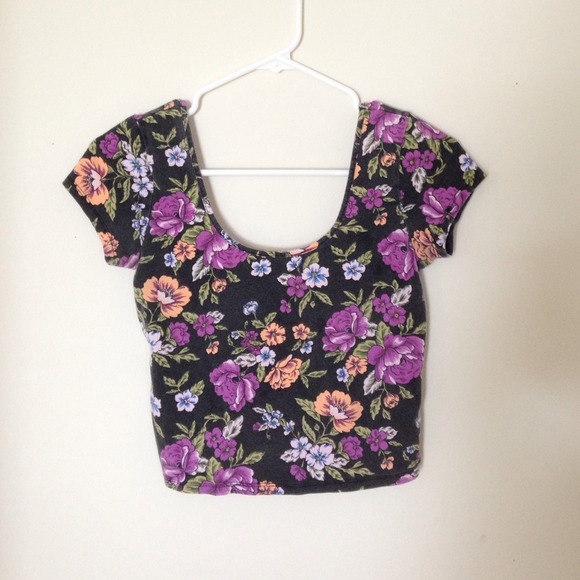 Floral crop top