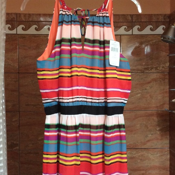 Multicolor BCBG runway maxi dress