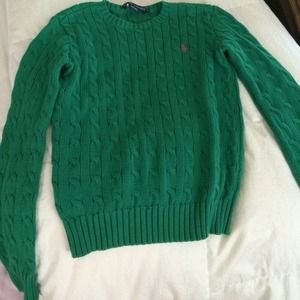 Cable knit sweater
