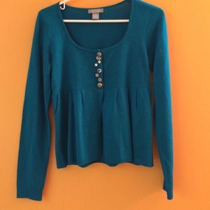 Delia's teal pullover sweater