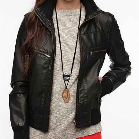Urban Outfitters Jackets & Blazers - ⚡️️️️Flash sale⚡️NWOT BDG Vegan Leather Ribbed