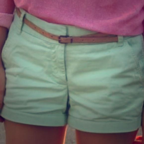 Pastel mint shorts