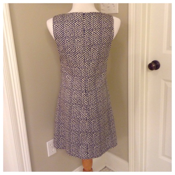 SOLD J. Crew navy/cream dress size 6 - Picture 2 of 3