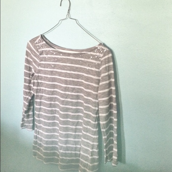 "Stripes & Sparkles" Top - Picture 3 of 4