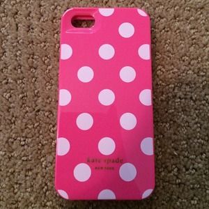 BRAND NEW Kate Spade polka dot iPhone 5/5s case