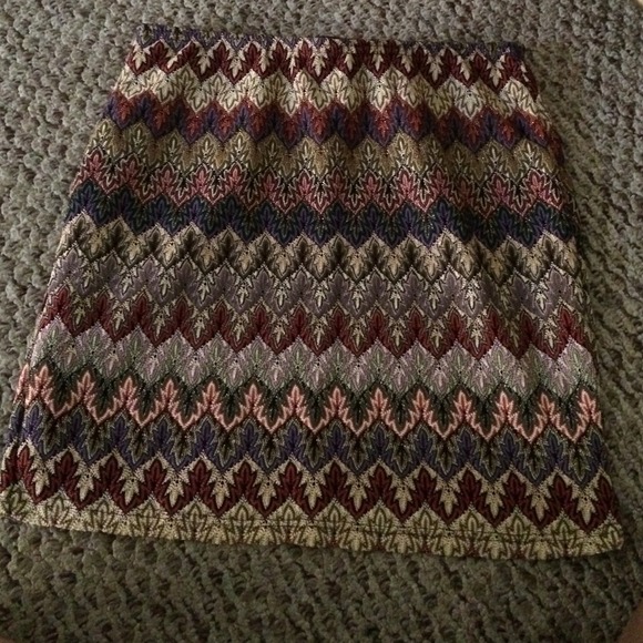 Chevron skirt
