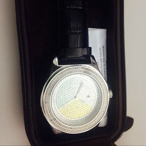Diamond men's watch