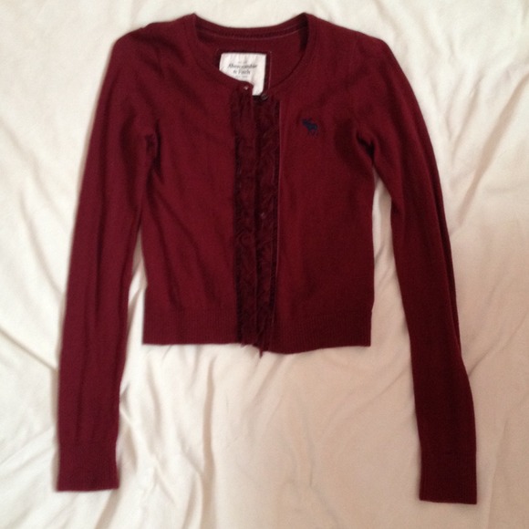 Burgundy Cardigan
