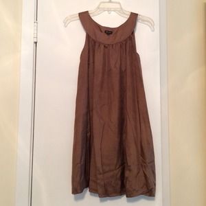 Chocolate brown silk Ella Moss dress size P