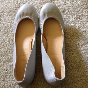 Jcrew gray flats