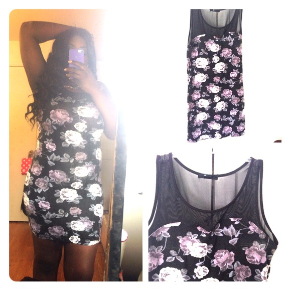 Floral mini dress