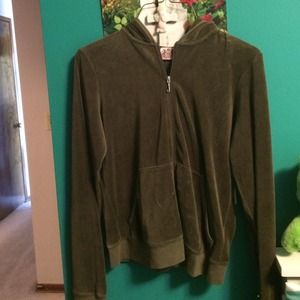 Olive green juicy couture jacket