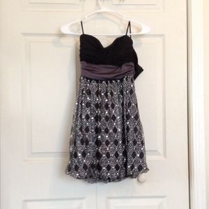 Short Black Glitter dress
