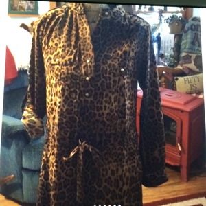 ❤️DG2 by DIANE GILMAN/SZ XS/MED/LEOPARD PRINT/
